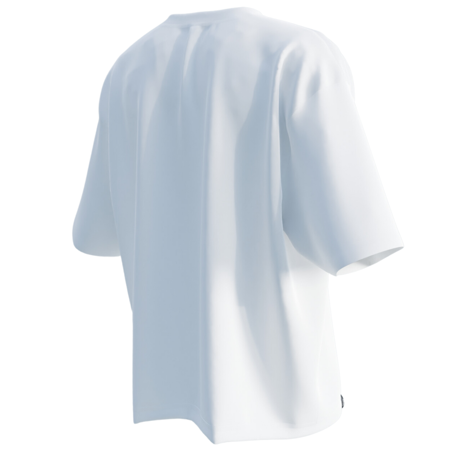 Plain White Oversized hemp T-shirt| Unisex