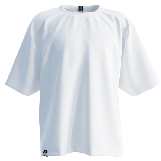 Plain White Oversized hemp T-shirt| Unisex
