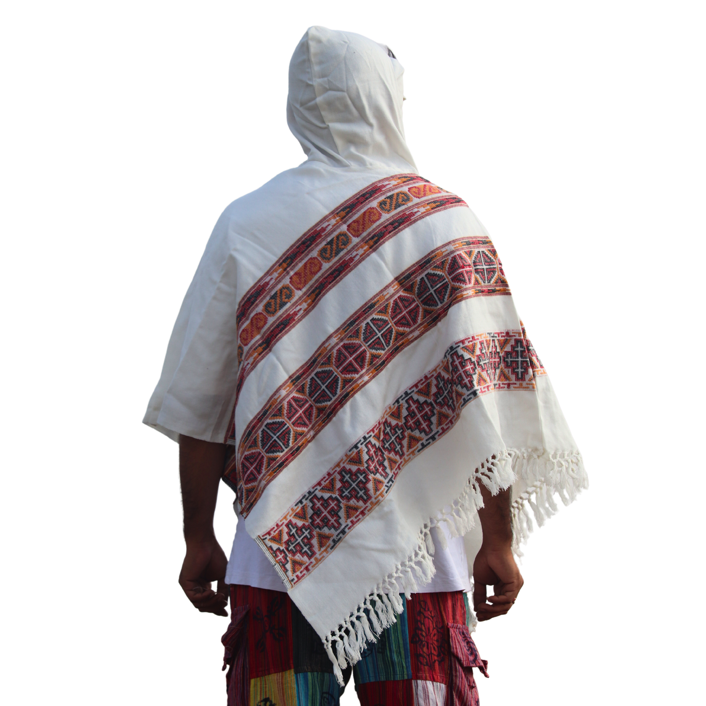 White Rave Poncho