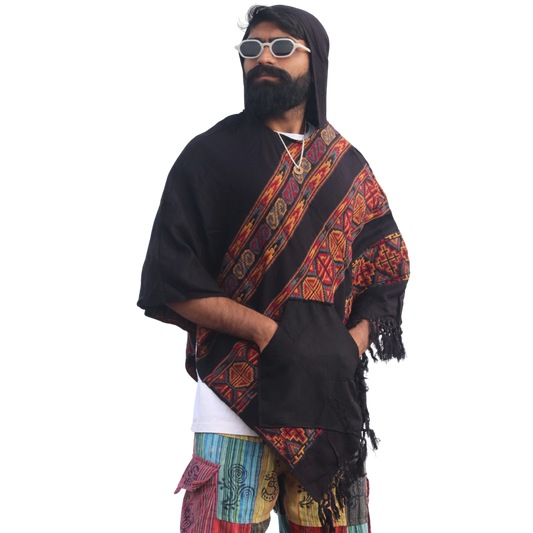 Black Rave Poncho
