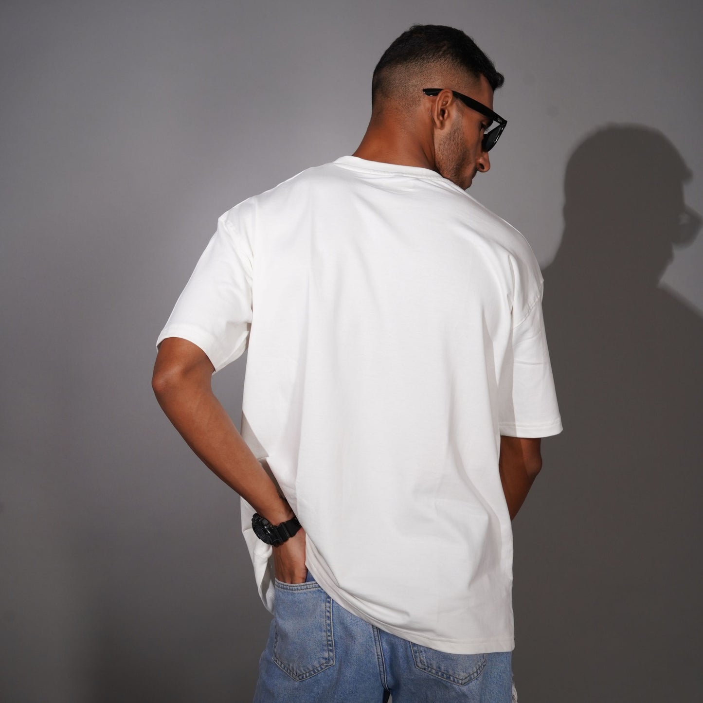 Plain White Oversized hemp T-shirt| Unisex