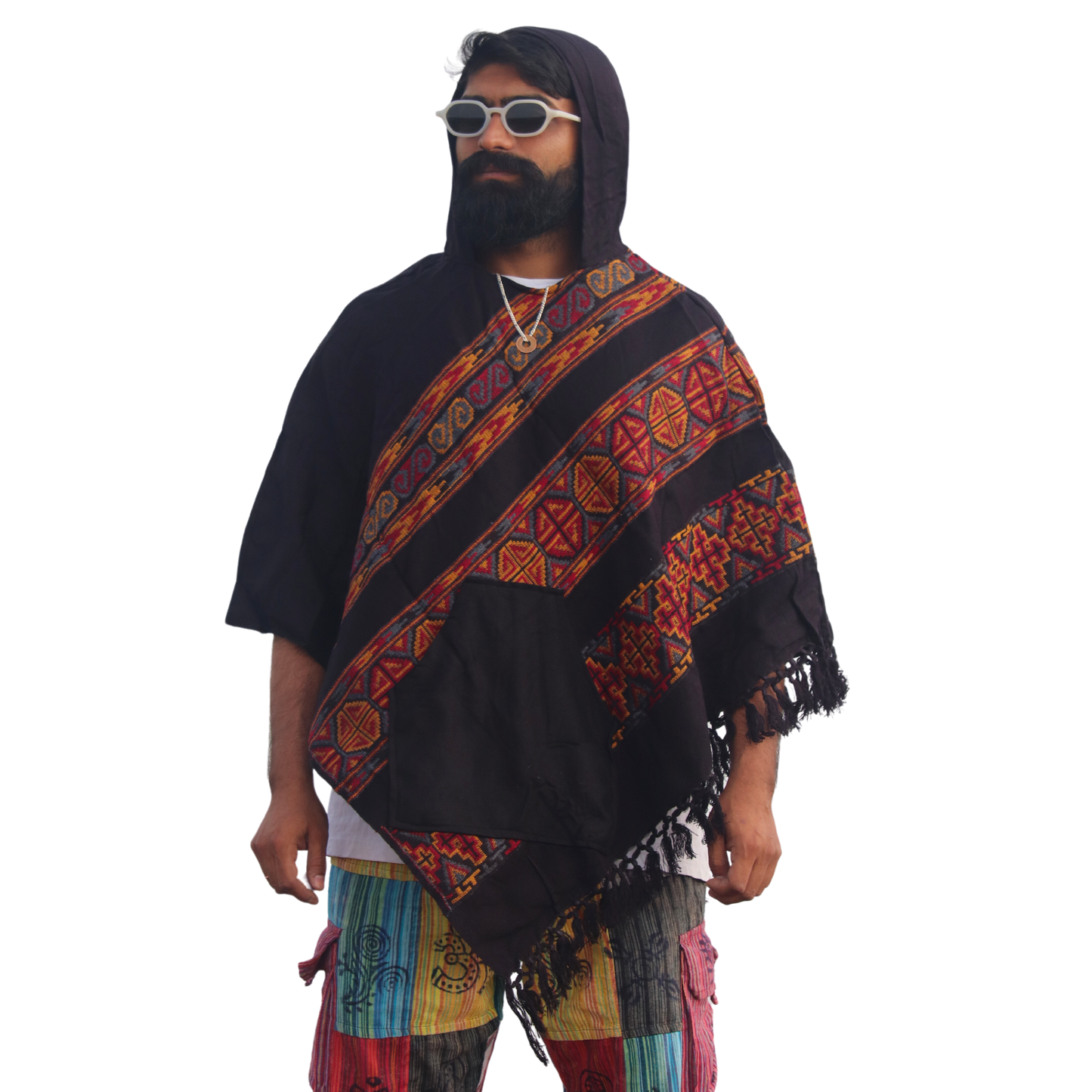 Black Rave Poncho