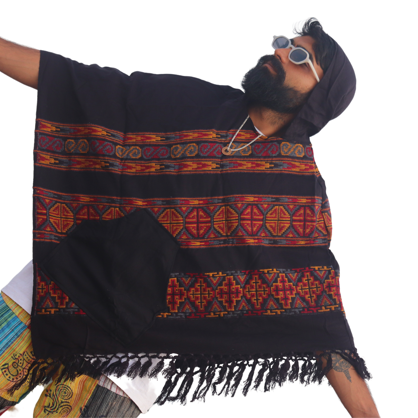 Black Rave Poncho