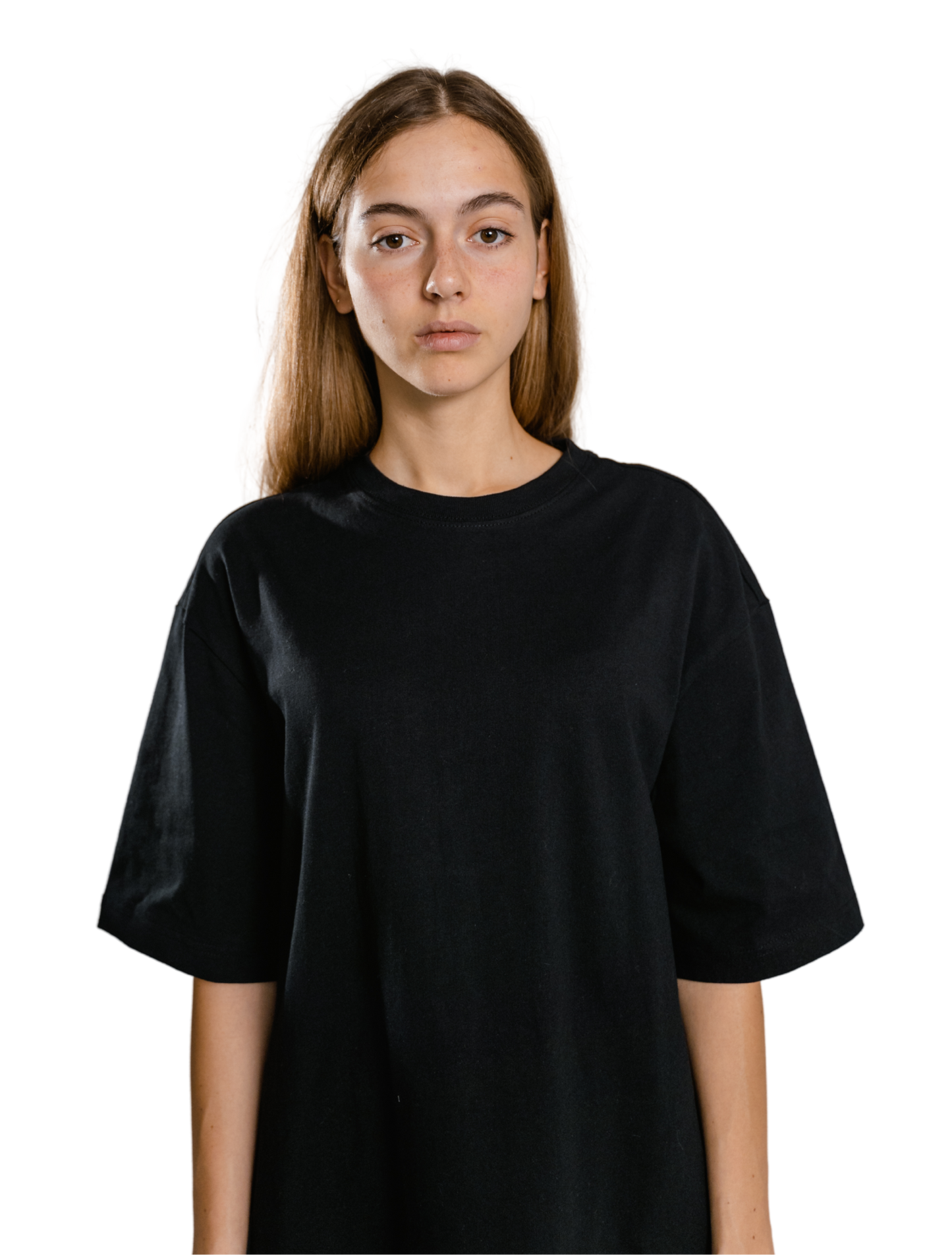 Plain Black Oversized hemp T-shirt| Unisex